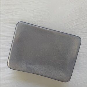 Silver Glitter Clutch